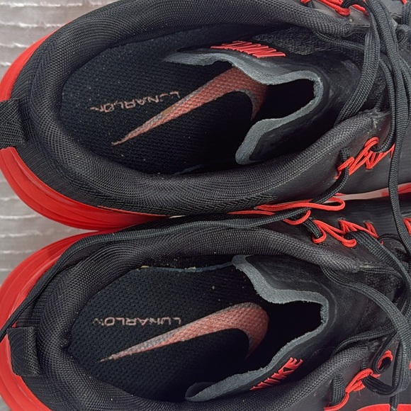 (H3) Nike Lunar Command 2 Men's Golf Shoes, Black/Red, Size 9.5 - Picture 9 of 9